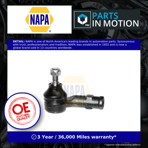 Tie track rod end - rod, fits