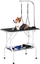 Folding Dog Grooming Table 36” Adjustable Portable
