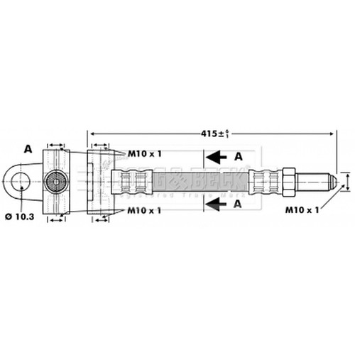 Brake hose for ldv - ldv, convoy