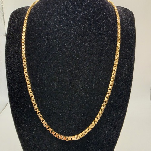 9ct yellow gold box chain - yellow,
