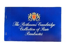 Banknote Album With 5 World Notes. Rothmans Cambridge Collection Of Rare Notes 