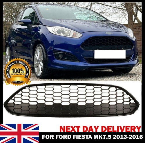 Black honeycomb front bumper - black,