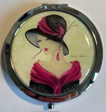 Amelia Double Compact Mirror by Simply Elegant