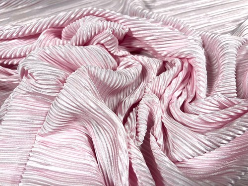 Fine plissé pleated satin - fine,