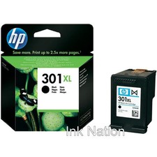 Original HP 301XL Black Ink