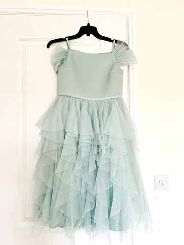 Monsoon green tulle midi ball - midi,