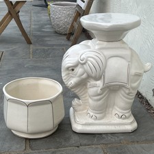 Elephant indoor ceramic - indoor, flower