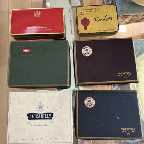 Vintage cigarette boxes - vintage,