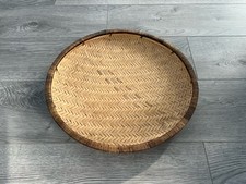 Vintage Basket Tray Decor