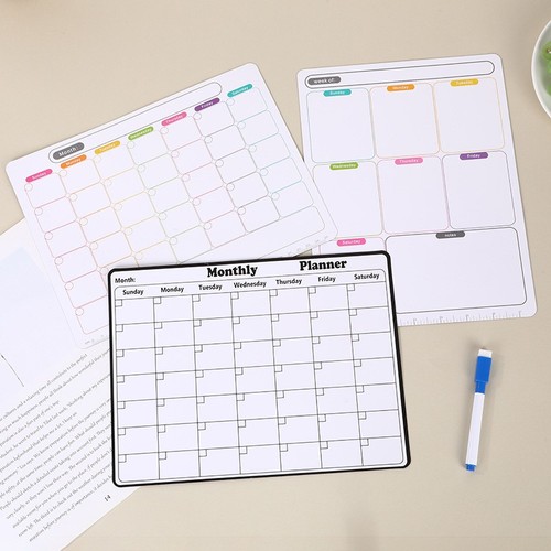 Magnetic dry erase calendar - magnetic,
