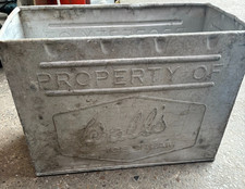 Vintage 1950/60's Wall's ice cream tub/ metal box 