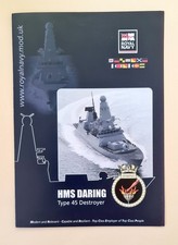Original Royal Navy HMS Daring 'Welcome Aboard' Leaflet