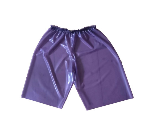 Latex shorts rubber short - latex,