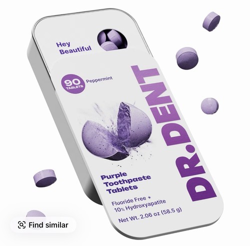 Dent purple toothpaste - dr.dent,