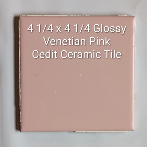 Tile venetian pink glossy - tile,