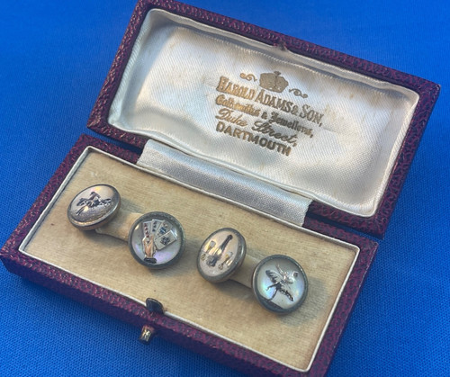Vintage art deco four vices - vintage,