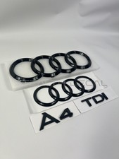 Audi A4 + TDI GLOSS BLACK