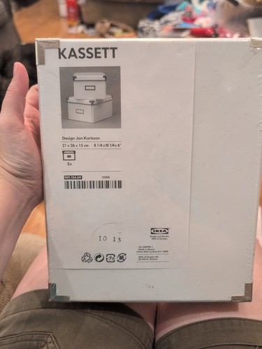Ikea kassett white - white, storage