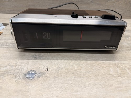 Vintage panasonic flip clock - vintage,