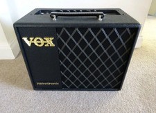 Vox VT20X Electric Guitar Amplifier, Valvetronix, 20W, Black
