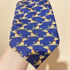 Vintage Novelty Dog Print Tie