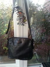 enny black  buttersoft leather shoulder bag 10 x 9 x 3 very good condition