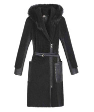 BEAUTIFUL MULBERRY HOODED WRAP