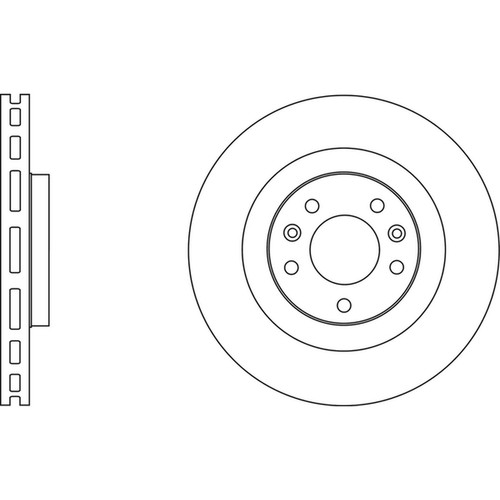 Brake discs vented for - 2x,