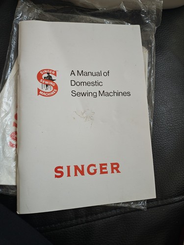 Vintage singer manual of - a,