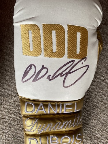 Daniel dubois signed - daniel, glove