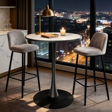 Round marble dining - round,