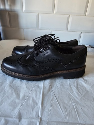 Clarks men black leather - clarks, men's