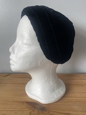 Sweet Little 1940s/ Forties Style  Ladies Velvet Hat . Repro . 