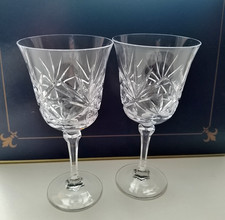 2 x Tulip Shaped Cut Crystal