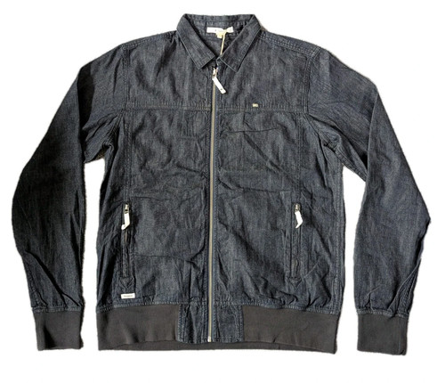 New makia denim jacket - new, blue