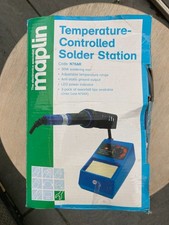 Maplin 50W Adjustable Temperature Controlled Soldering Station Kit LED used