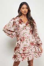 Oasis Rose Dress Womens Casual