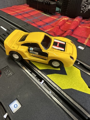 Vintage slot car porsche - car,