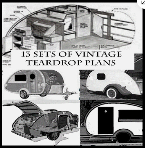 Sets vintage teardrop - sets, of
