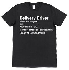 Delivery Driver Dictionary Definition T-Shirt Gift for Courier Mailman Logistics