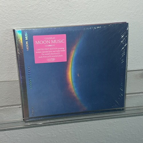 Signed coldplay moon music - signed, cd