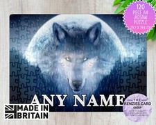 Personalised Fantasy Wolf Moon