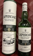 LAPHROAIG SELECT 70CL ISLAY SINGLE MALT WHITE OAK CASK SCOTCH WHISKY empty