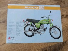SUZUKI A50 & AC50 MOTORCYCLE SALES BROCHURE 1970