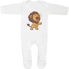 'Lion Roar' Baby Romper Jumpsuits / Sleep suits (SS057924)
