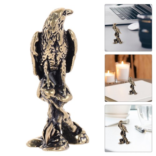 Vintage brass eagle - eagle, statue
