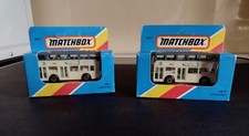 2 Matchbox Superfast MB17 London Buses 'Space For Youth'  both  Boxed 