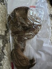 Balmain Memory Hair Half Wig London Brown Straight Brand New