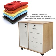 Modern Mobile 3-Drawer Cabinet
