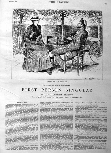 Original old antique - old, print